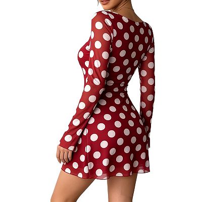 red long sleeve sweater dress Chester Sweater Dress ~ Holly Red Knit  Show Me Your Mumu