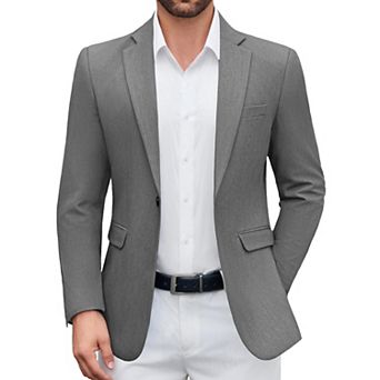 COOFANDY Mens Casual Sport Coat Classic Fit One Button Formal Business Dress Jacket