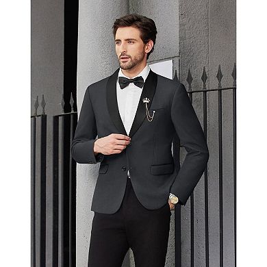 COOFANDY Men's Lightweight Suit Jacket Elegant Formal Casual Stylish Slim Tuxedo