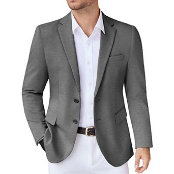 COOFANDY Men Casual Sweater Blazer Jacket Lightweight Business Sports Coats Big and Tall