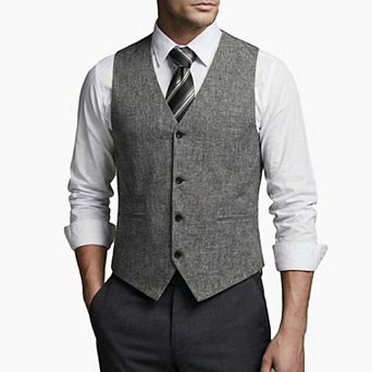 COOFANDY Men's Casual Business Vests Lightweight Waistcoat Slim Fit Suit Vest