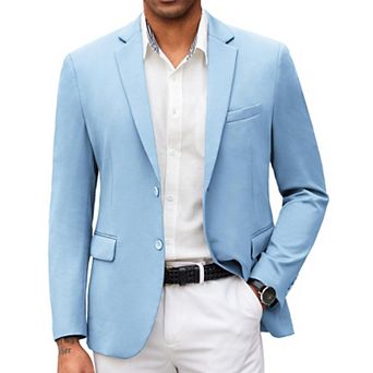 COOFANDY Mens Casual Blazer Dress Coat Stretch Business Suit Jacket Slim Fit Knit Sport Coat