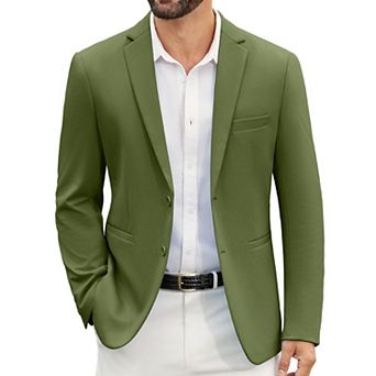 COOFANDY Blazer Men Casual Lightweight Suit Jacket Slim Fit Sport Coat