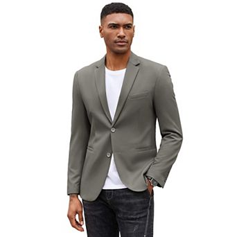 COOFANDY Blazer Men Casual Lightweight Suit Jacket Slim Fit Sport Coat