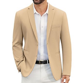 COOFANDY Blazer Men Casual Lightweight Suit Jacket Slim Fit Sport Coat