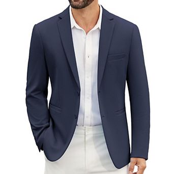 COOFANDY Blazer Men Casual Lightweight Suit Jacket Slim Fit Sport Coat