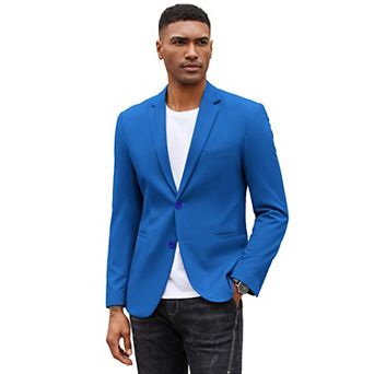 COOFANDY Blazer Men Casual Lightweight Suit Jacket Slim Fit Sport Coat