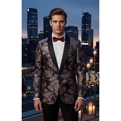 COOFANDY Mens Slim Fit Stylish Casual One-Button Suit Coat Jacket Business Blazers