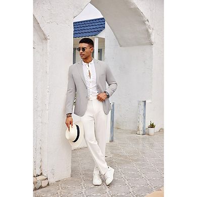 COOFANDY Mens Casual Sport Coat Lightweight Two Button Blazer Slim Fit Business Jackets