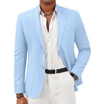 COOFANDY Mens Casual Sport Coat Lightweight Two Button Blazer Slim Fit Business Jackets