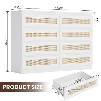 ANIXOL Rattan Dresser