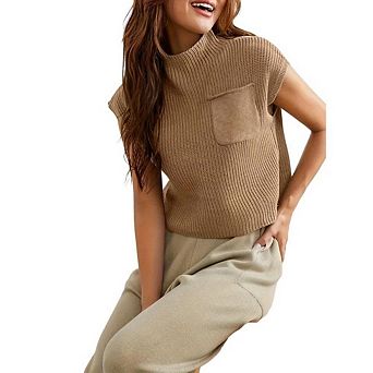 Womens Summer Sleeveless Sweater Casual Vest Knit Lightweight Sweater