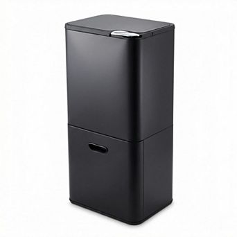 ANIXOL 16 Gallon Dual Compartment Kitchen Trash and Recycling Can