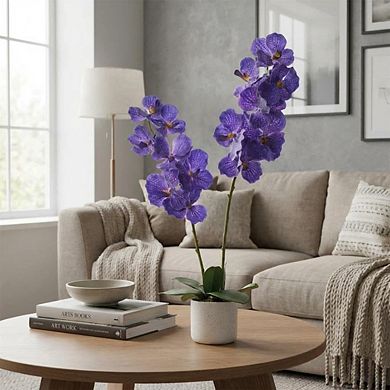 ANIXOL Artificial Magnolia & Orchid Tree with Blossoms