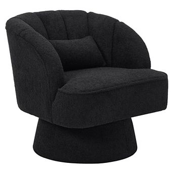 ANIXOL Modern Round 360° Swivel Accent Chair