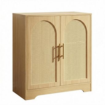 ANIXOL Rattan Sideboard Buffet Cabinet with Storage