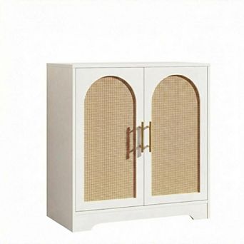 ANIXOL Rattan Sideboard Buffet Cabinet with Storage