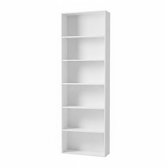 ANIXOL 6-Shelf Tall Bookcase