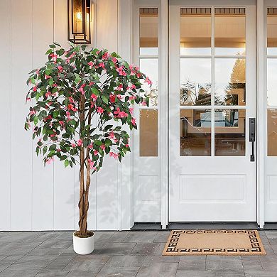 ANIXOL Artificial Bougainvillea Tree in Pot