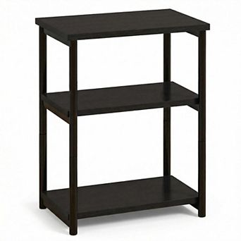 ANIXOL 3 tier Slim End Table with Storage Shelves