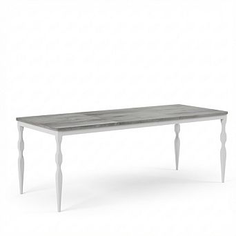 ANIXOL Large 6-8 Person Farmhouse Rectangular Dining Table