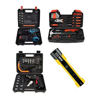 Essential Power & Precision Kit: Pursonic Drill, Electric Screwdriver, Handy Solutions Tools & Ultra