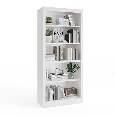 ANIXOL 5-Tier Adjustable Open Bookcase