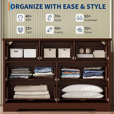 ANIXOL Fluted Wood Dresser