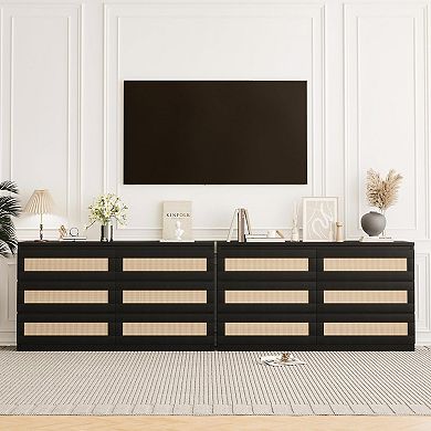 ANIXOL Rattan Double Dresser