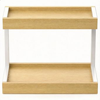 2 tier Countertop Spice Rack Coffee Station Bathroom Shelf