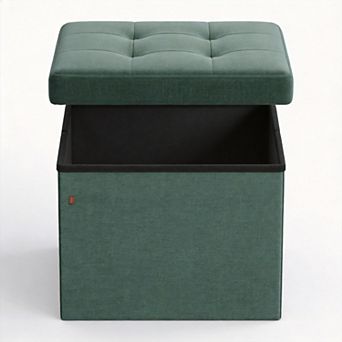 Folding Storage Ottoman 12.2x16.1x12.2" 32 L