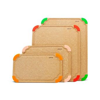 4 pc Cutting Wise Cutting Board Set