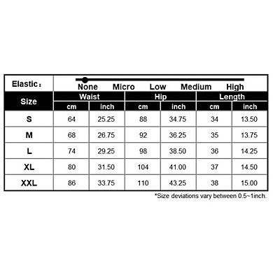 Women's Stretch High Waist Ruched Bodycon Layer Casual Mini Skirt