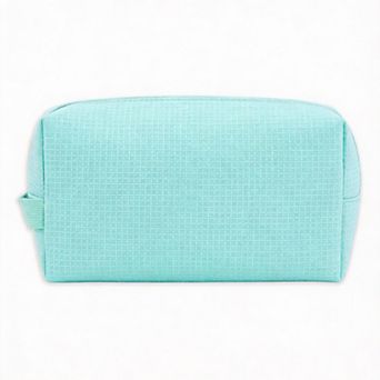 Waffle Makeup Pouch Travel Gift for Women Bridesmaid, 9×3.5×5.5 inches