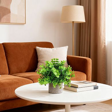 4-Pack Artificial Potted Plants Mini Faux Greenery in Small Pots for Home Decor Indoor Office Table