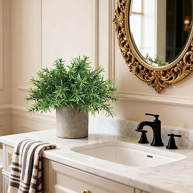 4-Pack Artificial Potted Plants Mini Faux Greenery in Small Pots for Home Decor Indoor Office Table