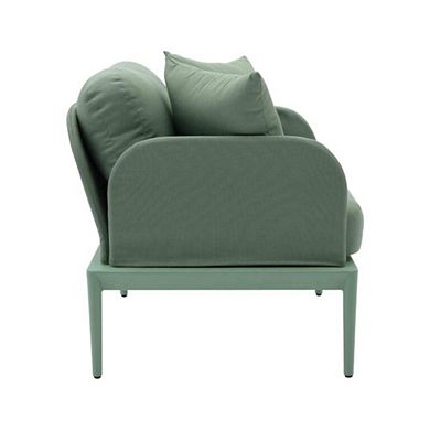Moss Green Accent Armchair