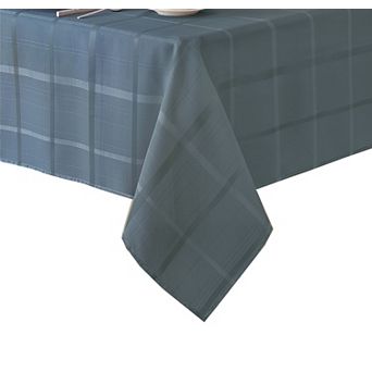 Elrene Home Fashions Elegance Plaid Jacquard 52"x52" Square Tablecloth