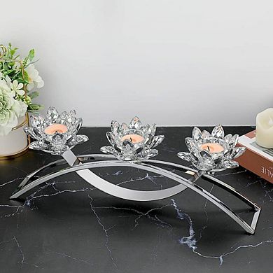 Light Crystal Arch Tea Candle Holder