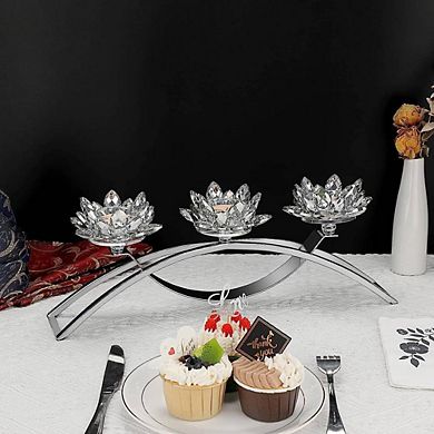 Light Crystal Arch Tea Candle Holder