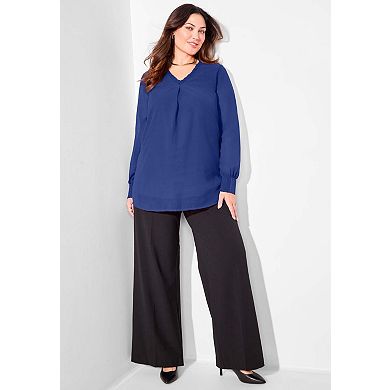 Catherines Women's Plus Size Petite The Graceful Muse Blouse
