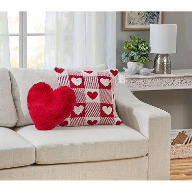 BrylaneHome Knitted Square Pillow