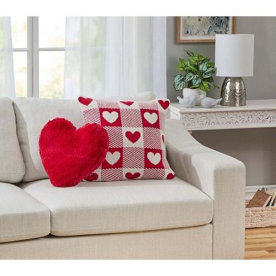 BrylaneHome Knitted Square Pillow
