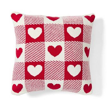BrylaneHome Knitted Square Pillow