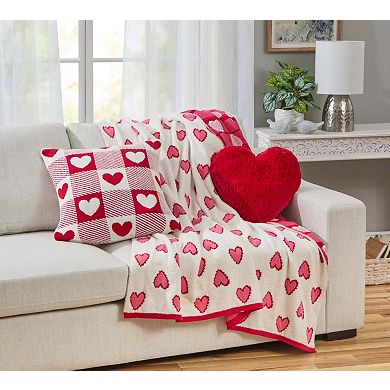 BrylaneHome Heart Shaped Pillow