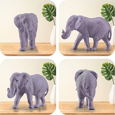Resin Elephant Figurine Decorative Sculpture