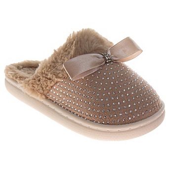 Badgley Mischka Rhinestone Slippers House Shoes (Adults)