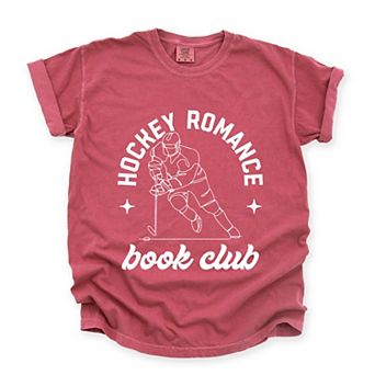 Hockey Romance Book Club - Women's Garment Dyed Graphic T-Shirt