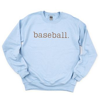 Baseball Typewriter - Women's Graphic Sweatshirt