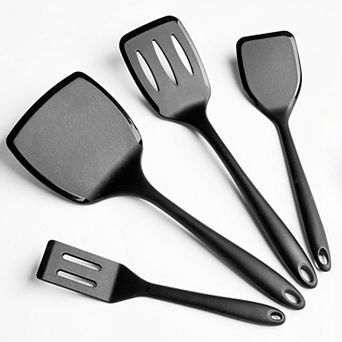 Great Ambitions Silicone Spatula Set,Non Stick and Non Scratch Kitchen Utensils for Eggs & Pancakes